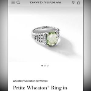 SOLD 6.5 David yurman petite Wheaton ring